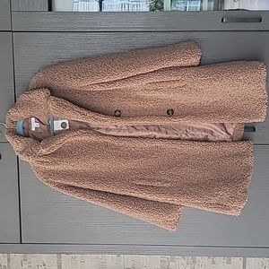 NWT Teddy coat brown